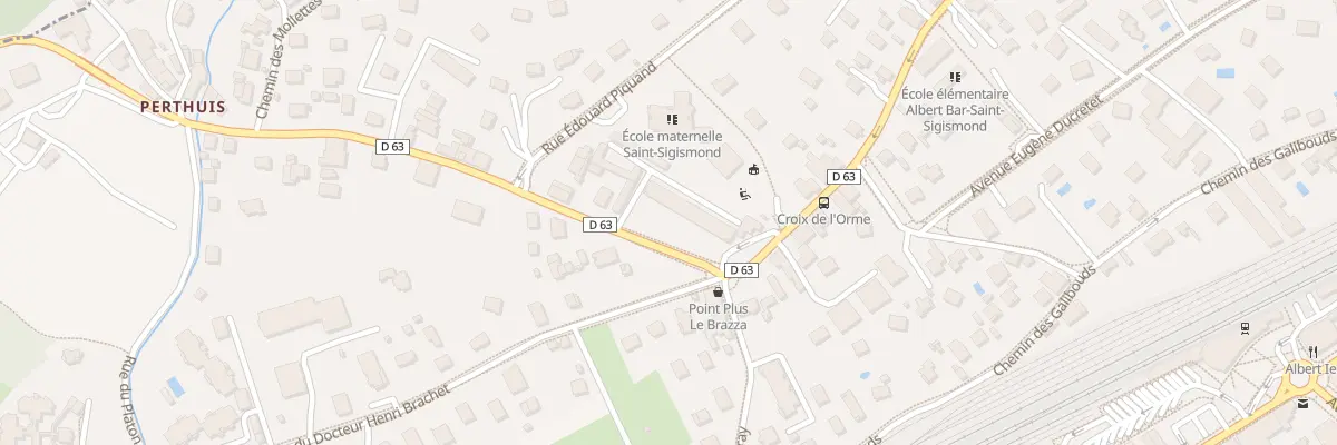 Plan du 6 Rte de Perthuis à Albertville