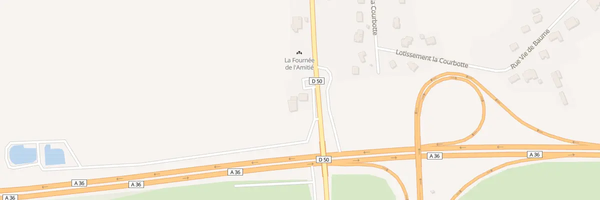 Plan du 1 Rte de Rougemont à Autechaux