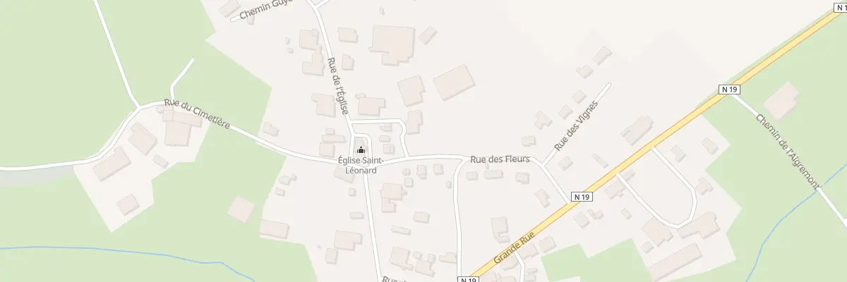 Plan du 6 Imp Derriere l’Eglise à Genevreuille