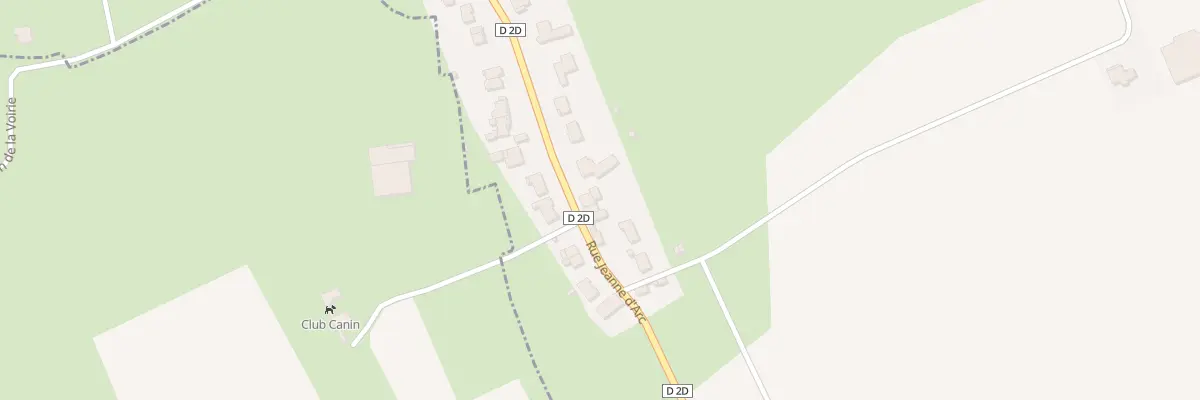 Plan du 43 Rue Jeanne d’Arc à Sommerviller
