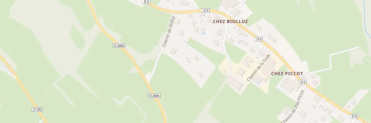 Plan du 152 Che Biolluz à Peillonnex