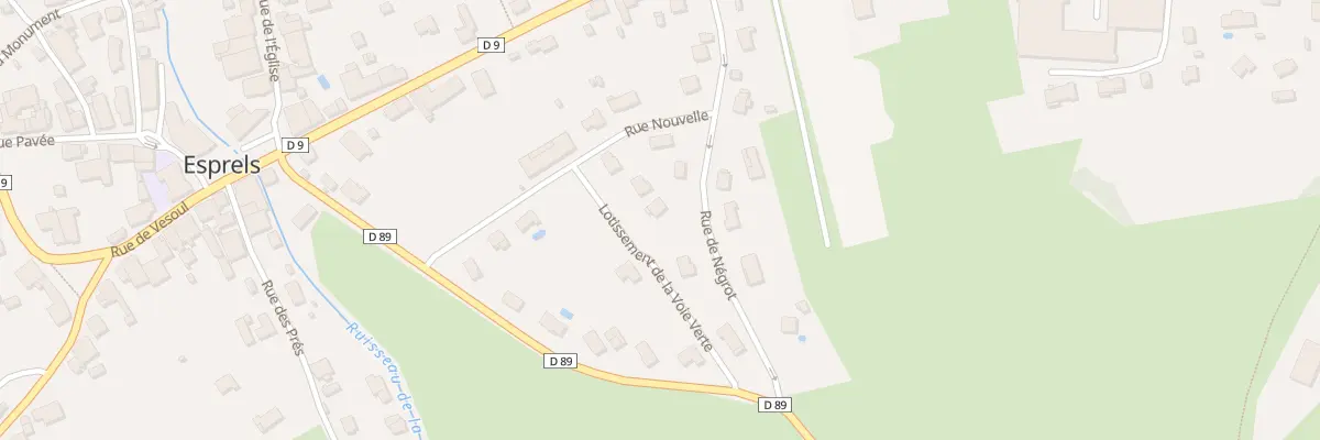 Plan du 14 Rue de Négrot à Esprels