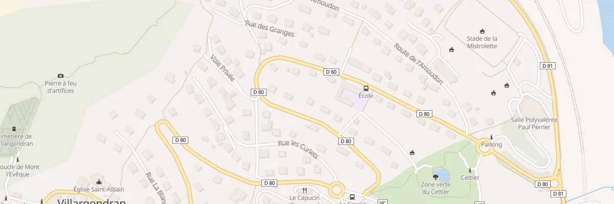 Plan du 27 Rue Nouvelles Resses à Villargondran
