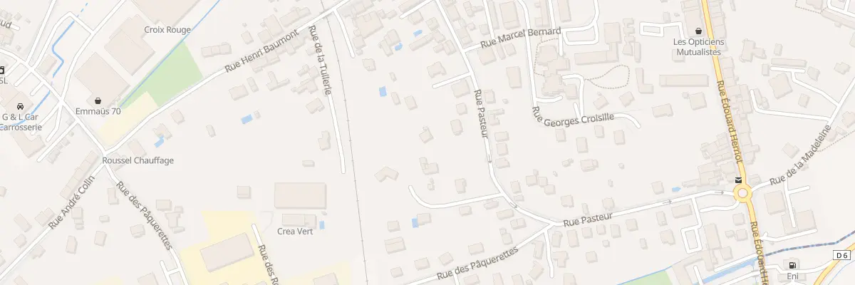 Plan du 29 Rue Pasteur à Luxeuil-les-Bains