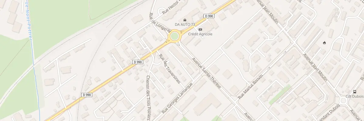 Plan du 33 Av de Sainte Therese à Albertville