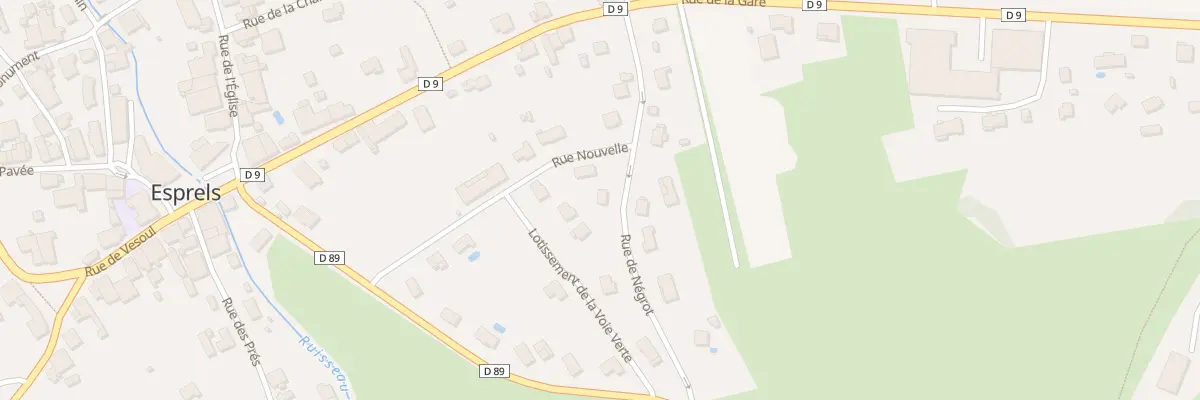 Plan du 10 Rue de Négrot à Esprels