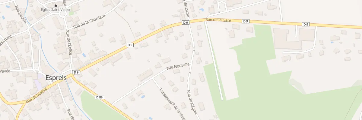 Plan du 6 Rue de Négrot à Esprels