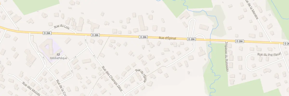 Plan du 22 Rue d’Epinal à Uxegney