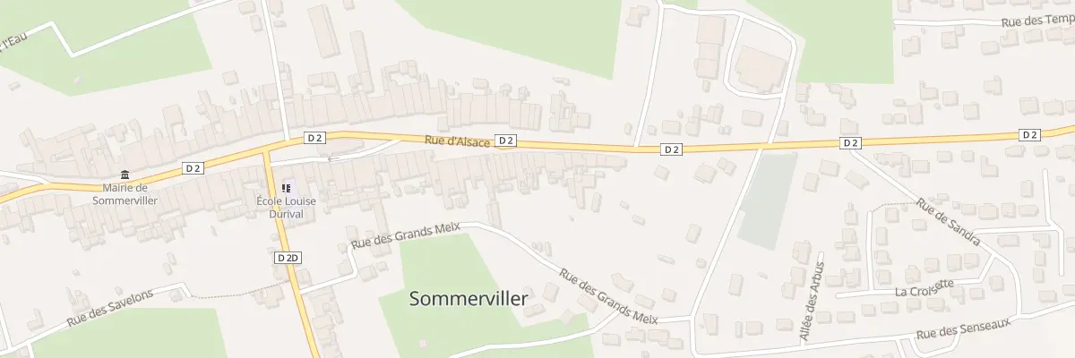 Plan du 52 Rue d’Alsace à Sommerviller