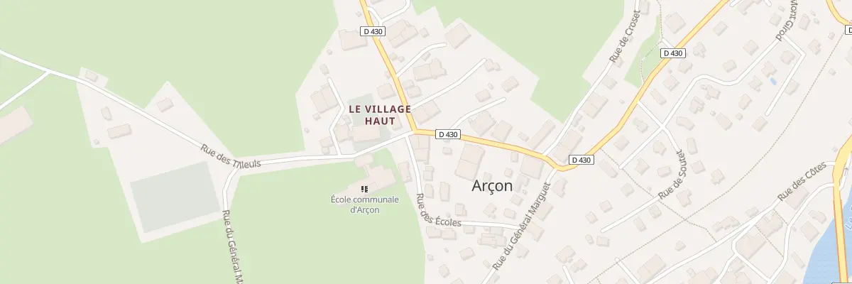 Plan du 19B Gr Grande Rue à Arçon