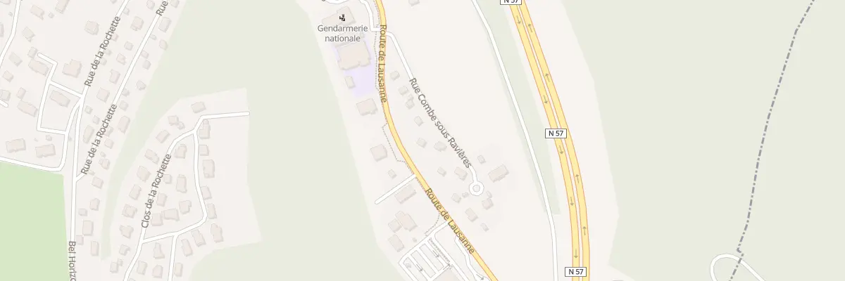 Plan du 10 Rue Combe sous Ravières aux Hôpitaux-Neufs
