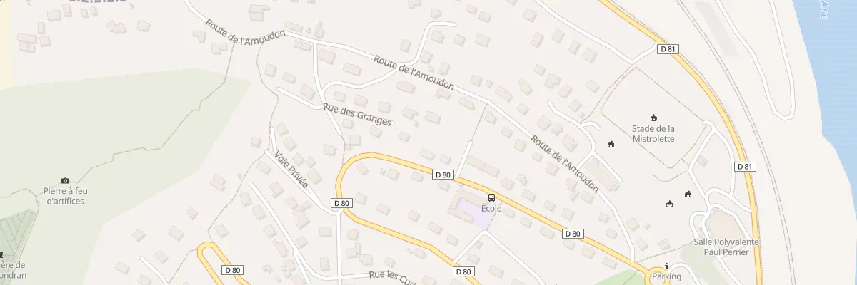 Plan du 16 Rue Nouvelles Resses à Villargondran
