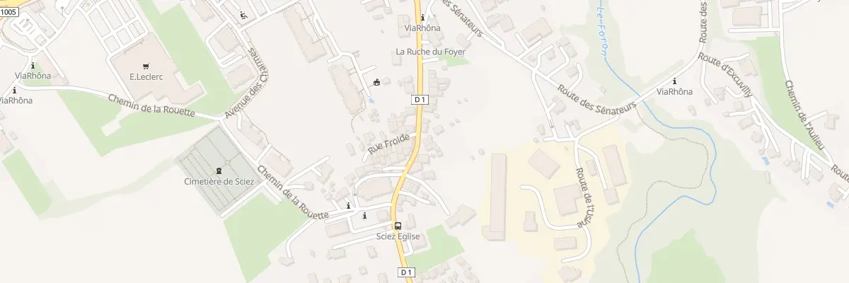Plan du 211 Av de l’Eglise à Sciez