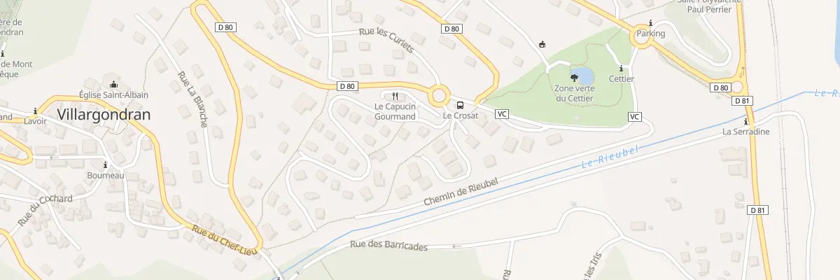 Plan du 5325 L’Arcassiere à Villargondran