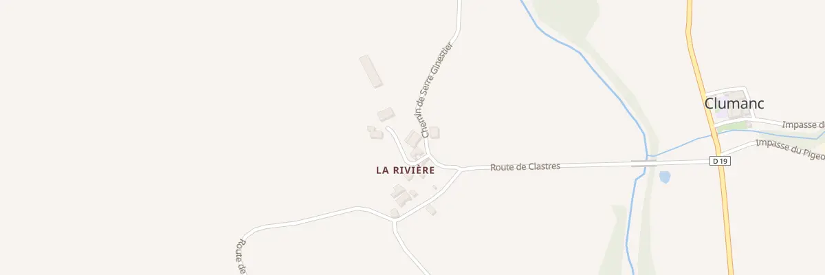Plan du 54 Imp du Hameau de Rivière à Clumanc