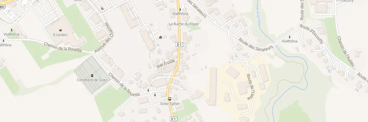 Plan du 209 Av de l’Eglise à Sciez