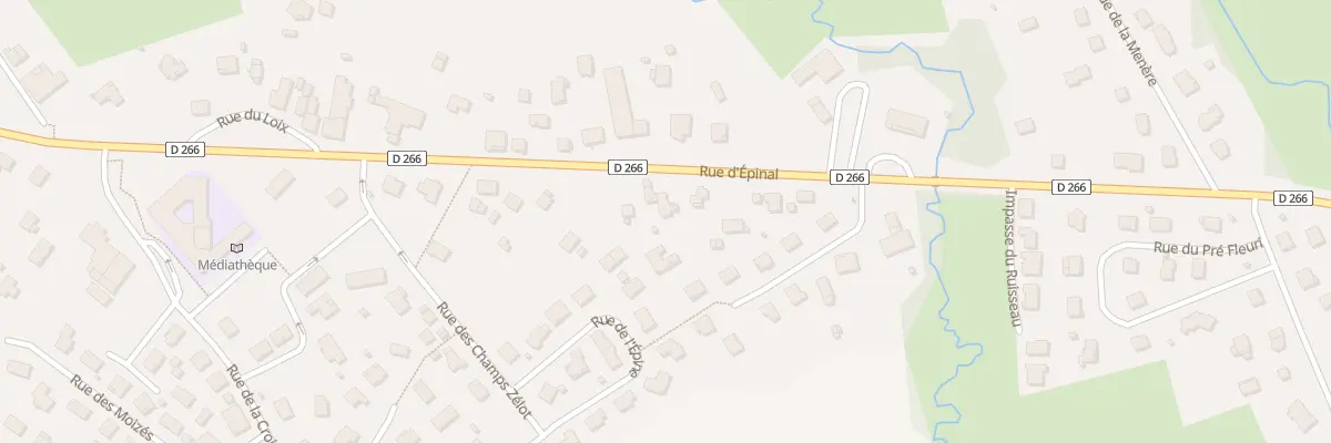 Plan du 22B Rue d’Epinal à Uxegney