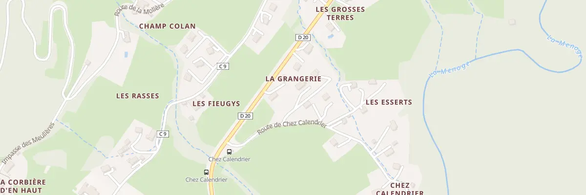 Plan du 111 Rte de Chez Calendrier à Saint-André-de-Boëge