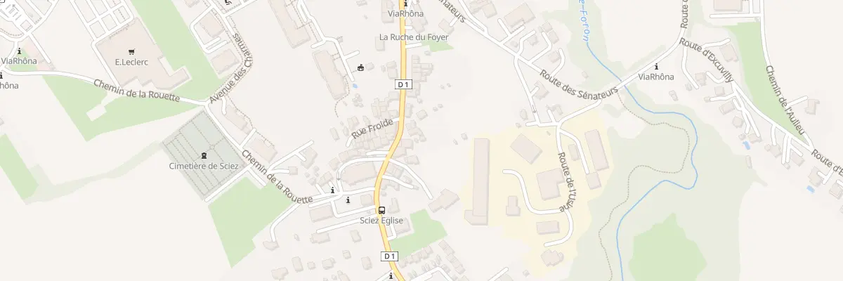 Plan du 221 Av de l’Eglise à Sciez