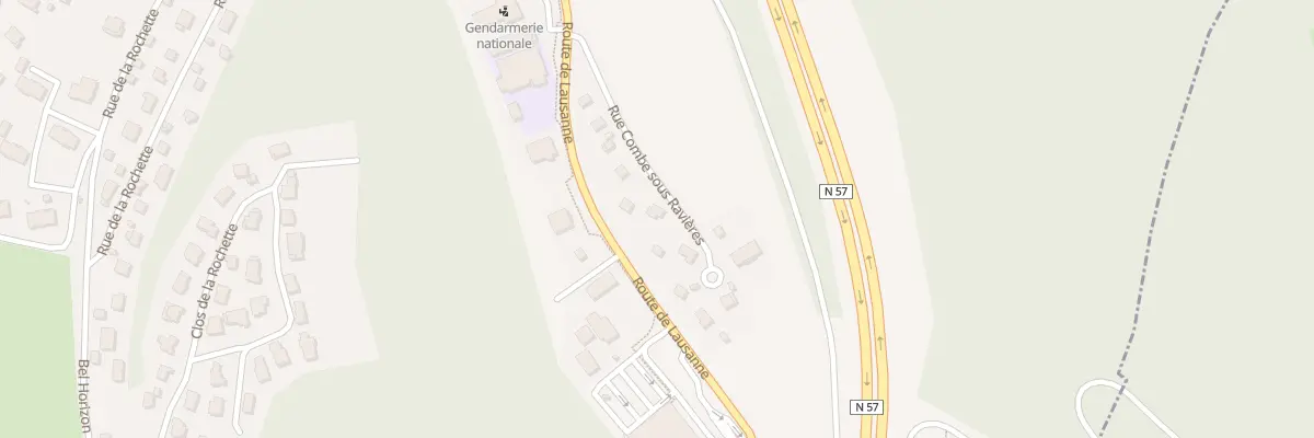 Plan du 12 Rue Combe sous Ravières aux Hôpitaux-Neufs