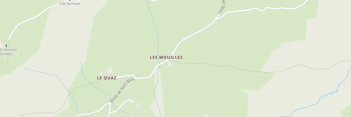 Plan du 5279F Les Mouilles au Bouchet-Mont-Charvin
