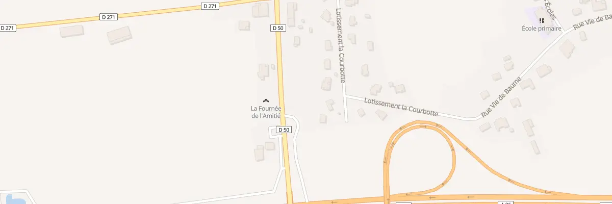 Plan du 2 Rte de Rougemont à Autechaux