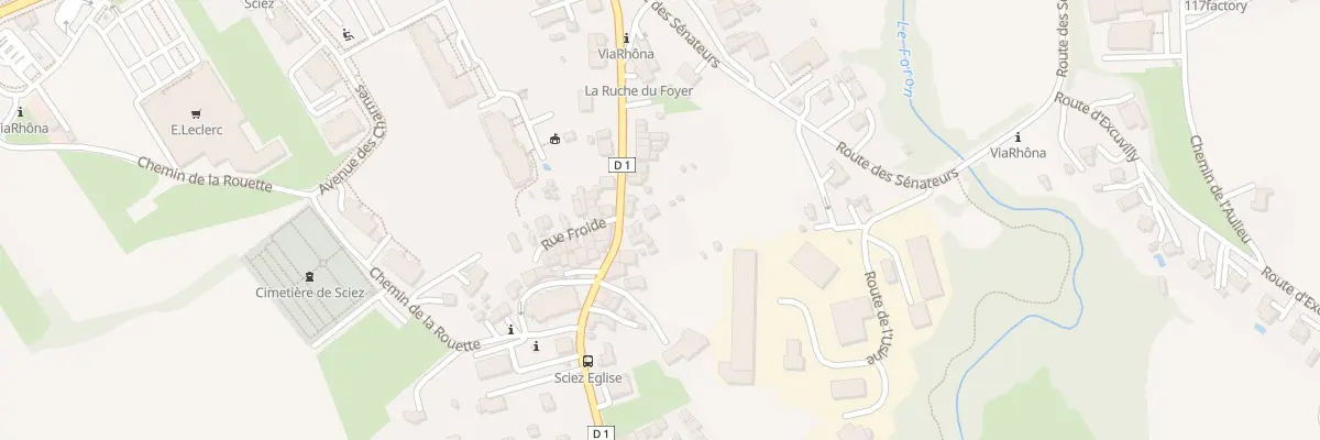 Plan du 207 Av de l’Eglise à Sciez