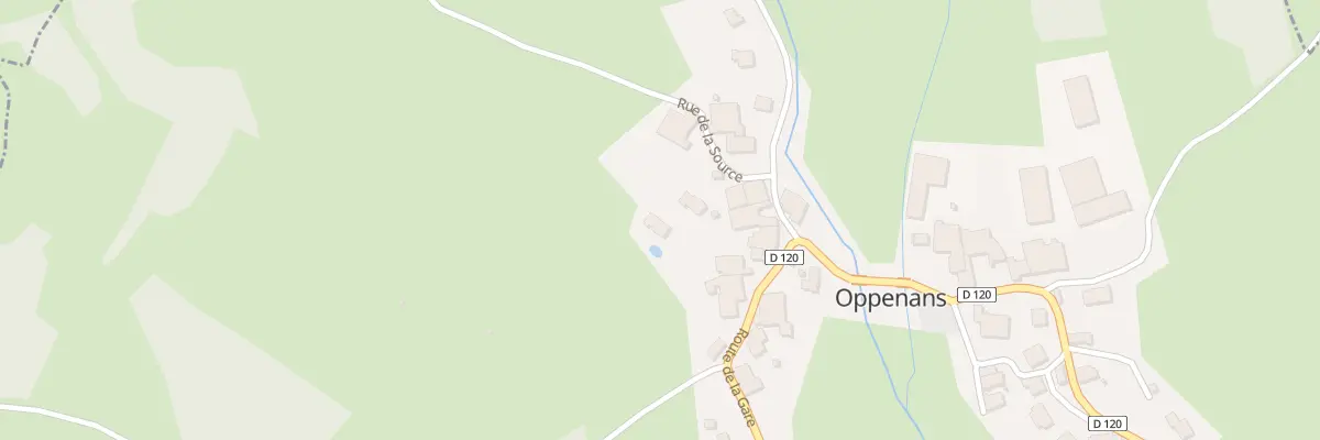 Plan du 5 Rue de la Source à Oppenans