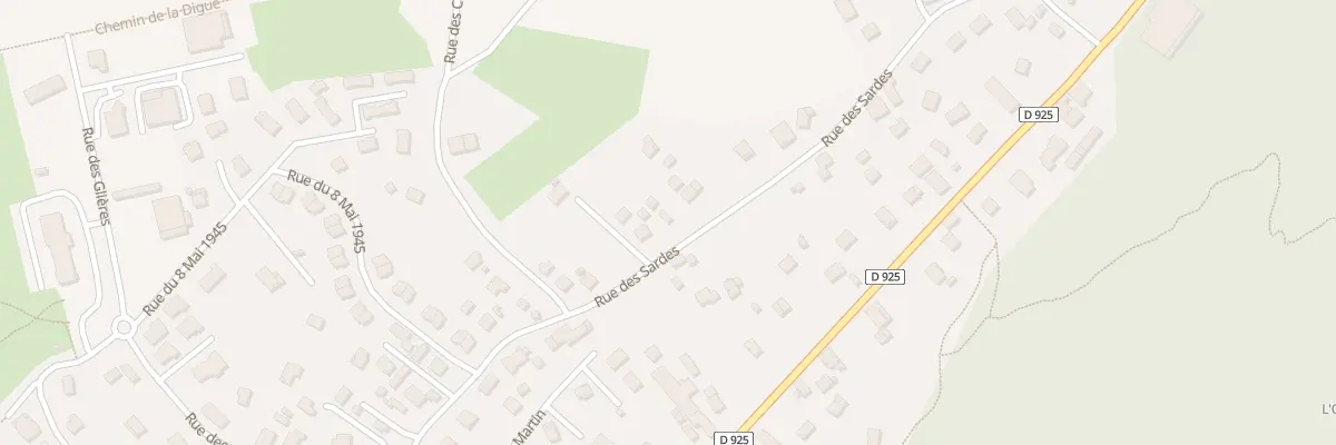 Plan du 402 Rue des sardes à Grignon