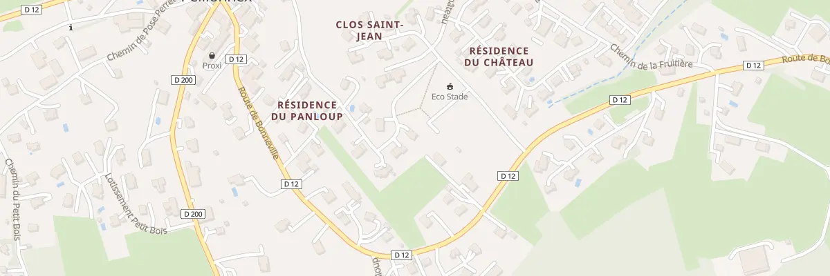 Plan du 52 Rue du château à Peillonnex