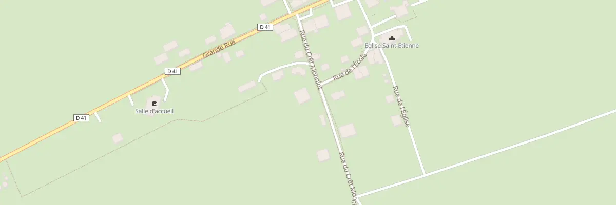 Plan du 8 Rue du Crêt Monniot à Arc-sous-Cicon