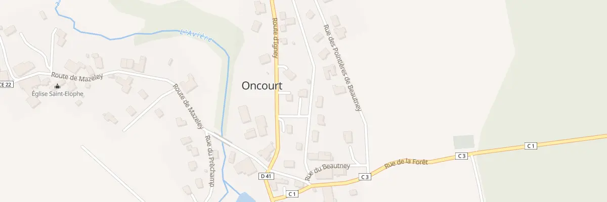 Plan du 4B Rte d’Igney à Thaon-les-Vosges