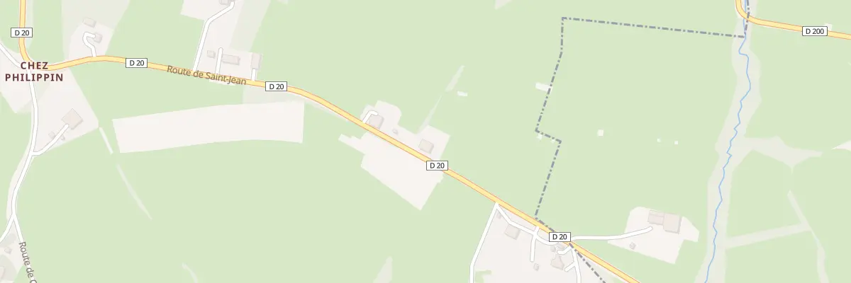 Plan du 1693 Rte de Saint-Jean à Faucigny