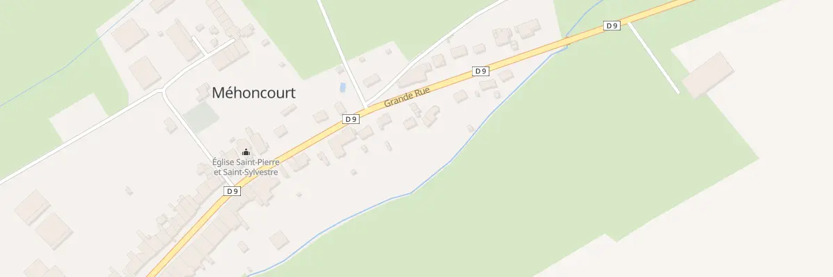 Plan du 2C Grande Rue à Méhoncourt