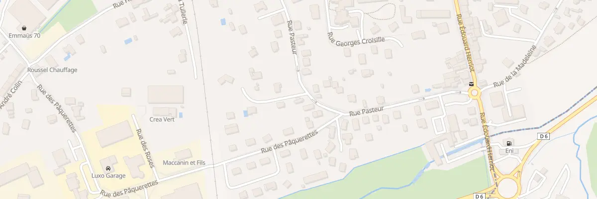 Plan du 19 Rue Pasteur à Luxeuil-les-Bains