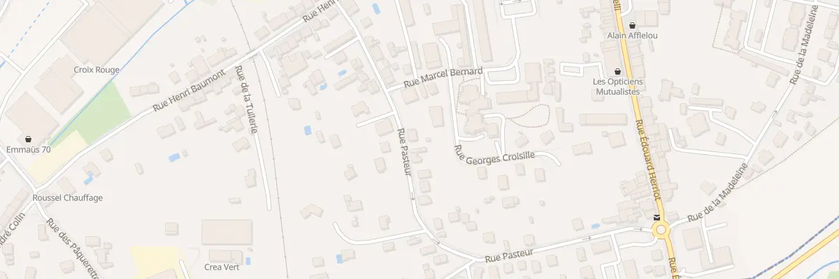 Plan du 28 Rue Pasteur à Luxeuil-les-Bains
