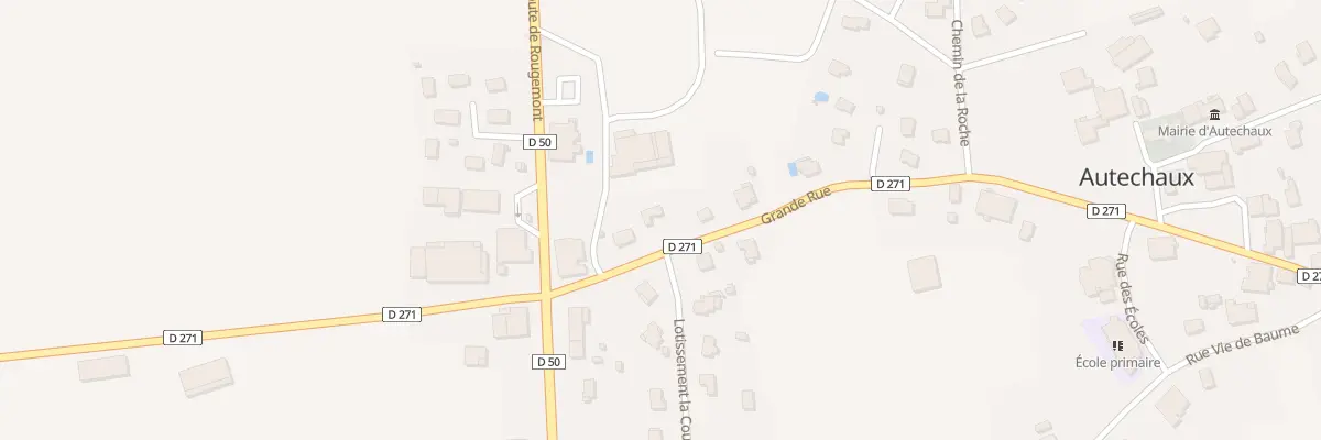 Plan du 5 Gr Grande Rue à Autechaux