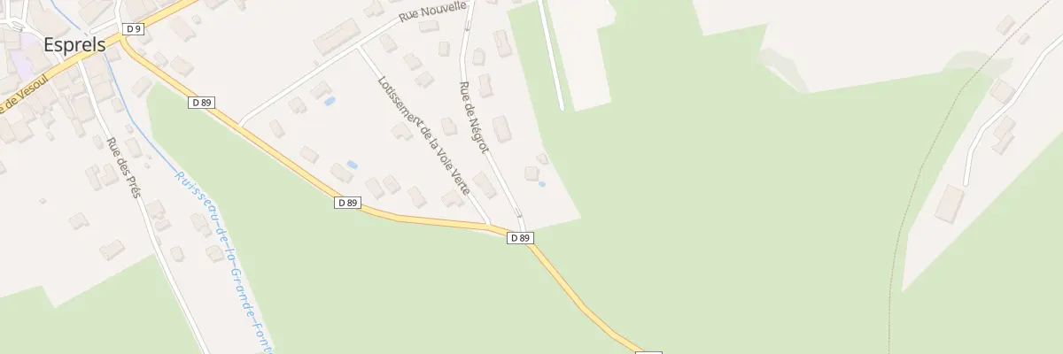 Plan du 11 Rue de Négrot à Esprels