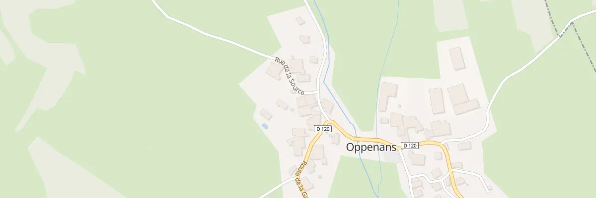Plan du 3 Rue de la Source à Oppenans