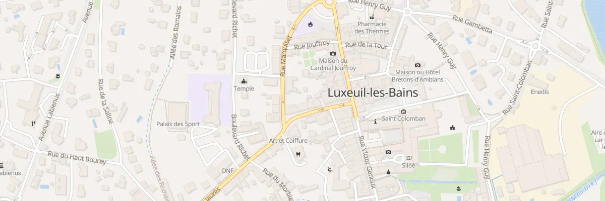 Plan du 13 Rue du Dr Gilles Cugnier à Luxeuil-les-Bains