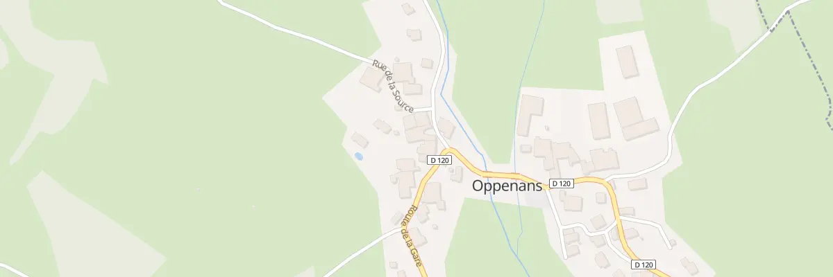 Plan du 4 Rue de la Prairie à Oppenans
