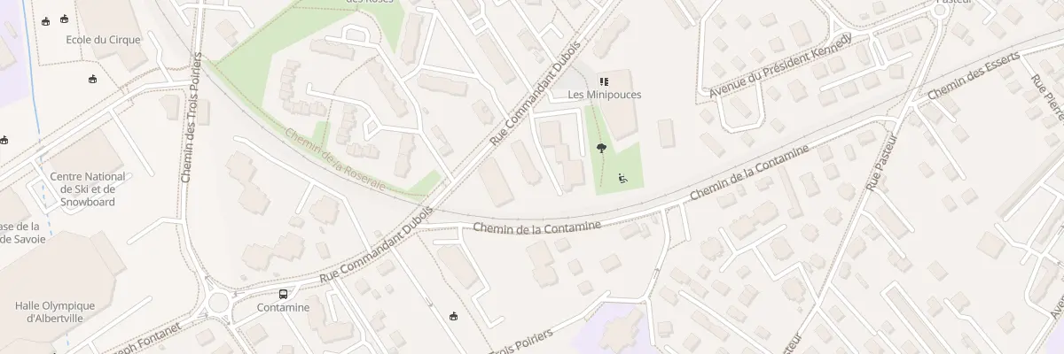 Plan du 905 Rue du Cdt Dubois à Albertville
