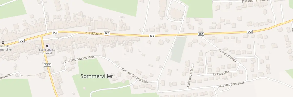 Plan du 70 Rue d’Alsace à Sommerviller