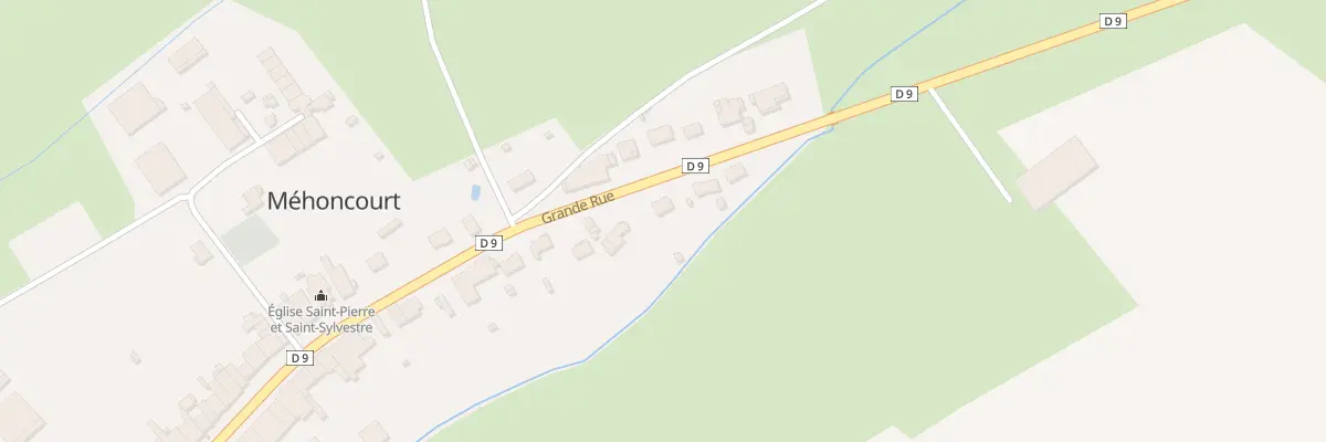 Plan du 2E Grande Rue à Méhoncourt
