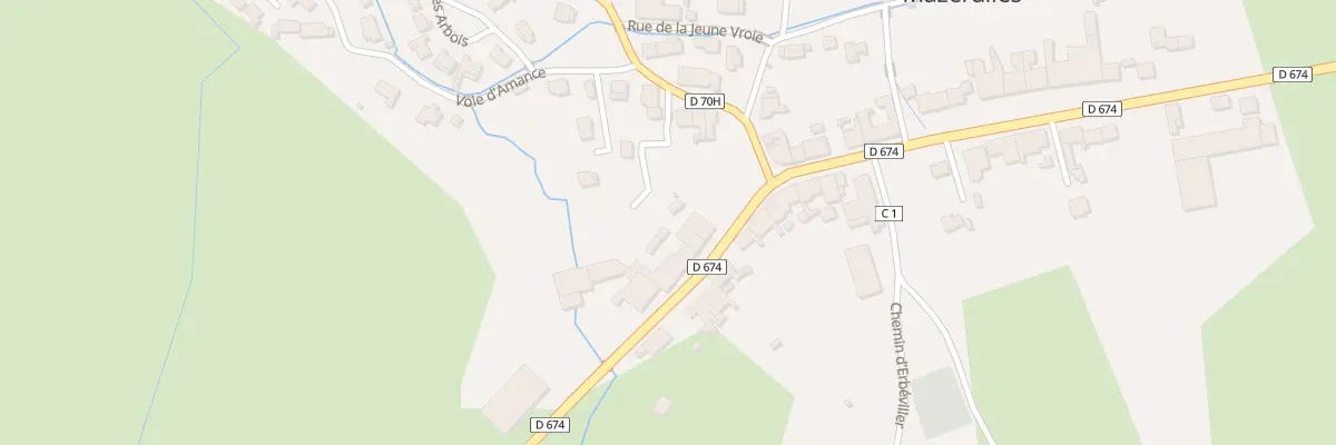 Plan du 20 Rue de Nancy à Mazerulles