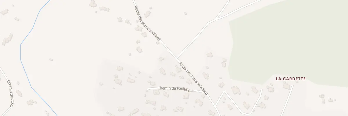 Plan du 917 Rte des Plans Le Villard à Flayosc