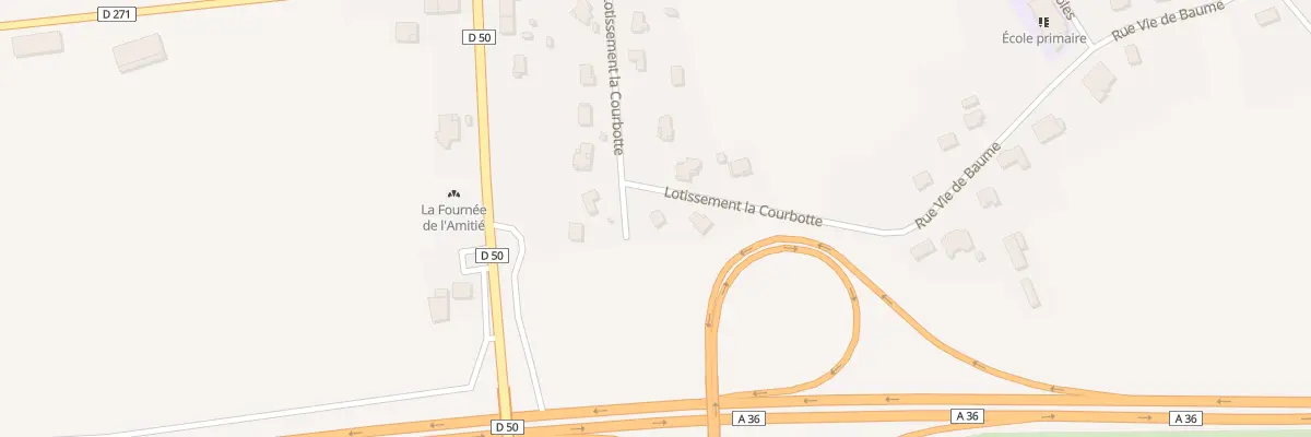 Plan du 16 Lot la Courbotte à Autechaux