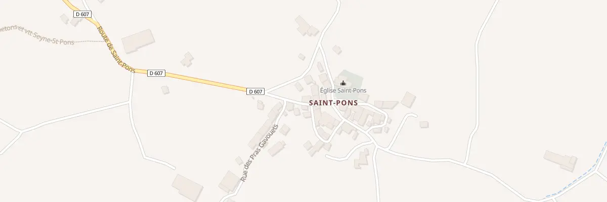 Plan du 1467 Rte de Saint-Pons à Seyne