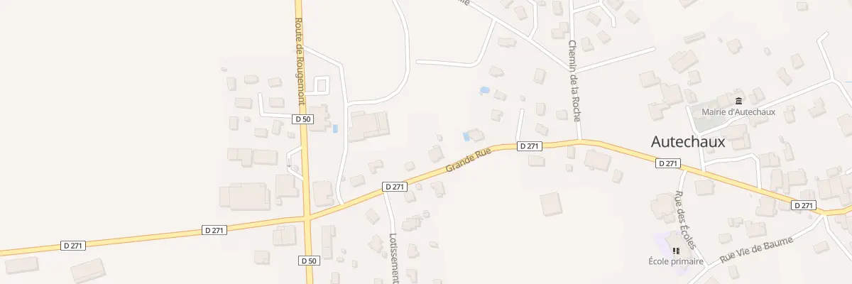 Plan du 9 Gr Grande Rue à Autechaux