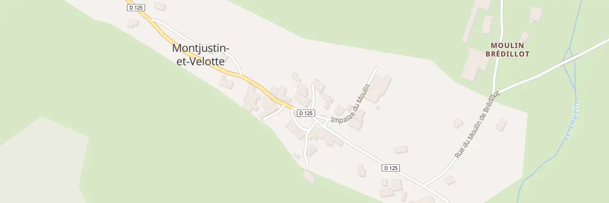 Plan du 579 Grande Rue à Montjustin-et-Velotte